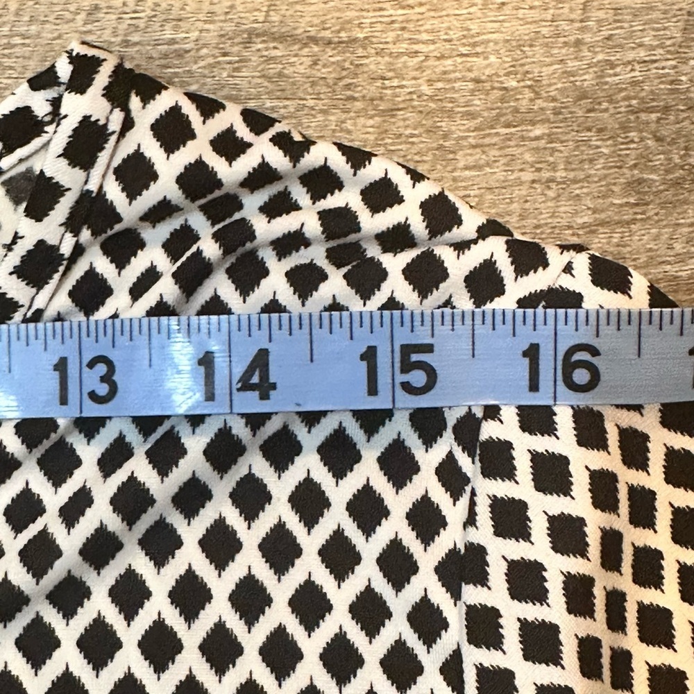 Susan Lawrence women’s black & white stretch tunic size XL - Picture 10 of 12